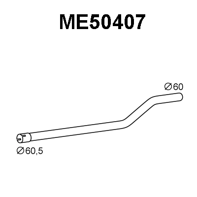 Exhaust Pipe (ME50407)