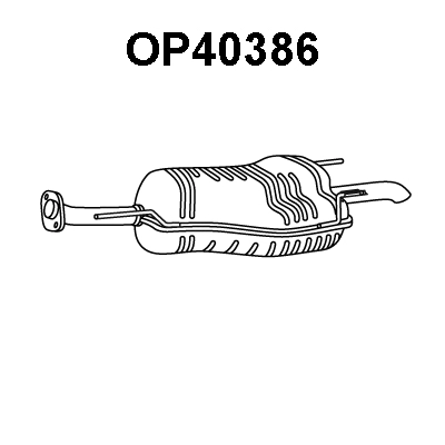 Rear Muffler (OP40386)