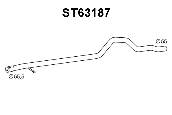 Exhaust Pipe (ST63187)