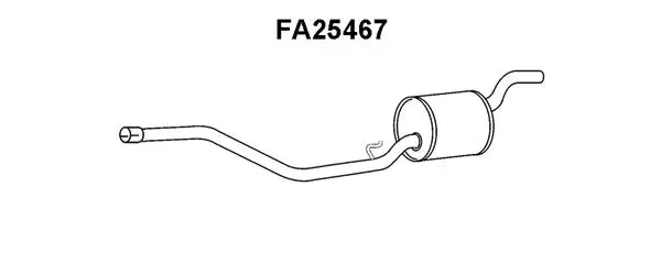Centre Muffler (FA25467)