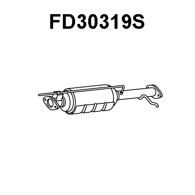 Soot/Particulate Filter, exhaust system (FD30319S)