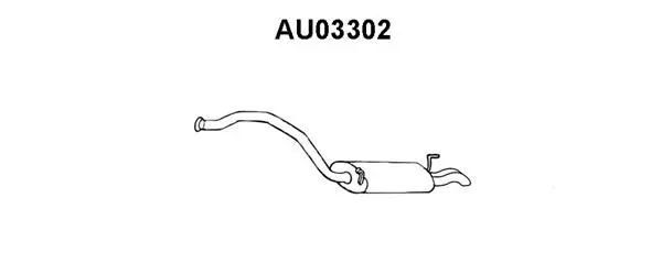 Rear Muffler (AU03302)