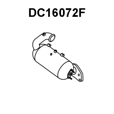 Soot/Particulate Filter, exhaust system (DC16072F)