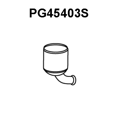Soot/Particulate Filter, exhaust system (PG45403S)