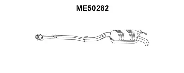 Rear Muffler (ME50282)