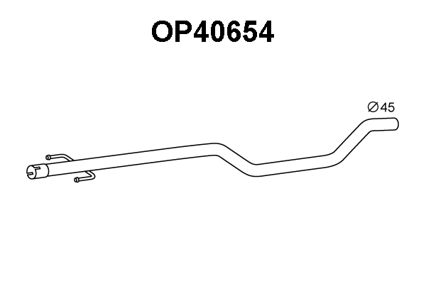 Exhaust Pipe (OP40654)