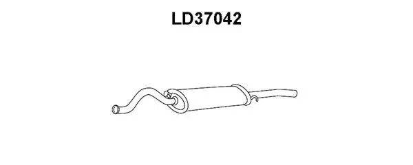 Rear Muffler (LD37042)
