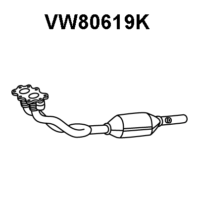 Catalytic Converter (VW80619K)