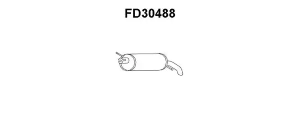Rear Muffler (FD30488)
