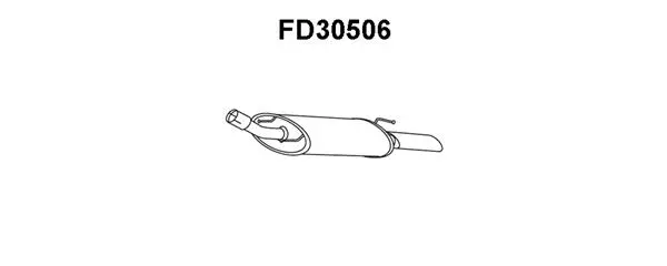 Rear Muffler (FD30506)