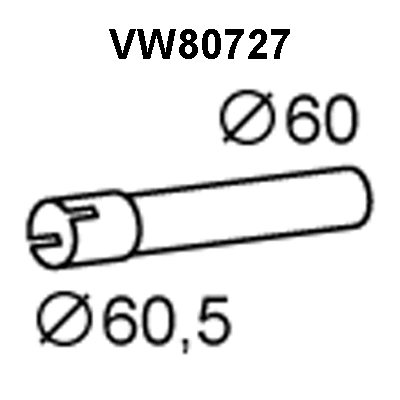 Exhaust Pipe (VW80727)