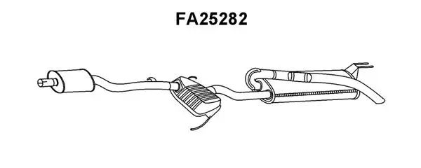 Rear Muffler (FA25282)