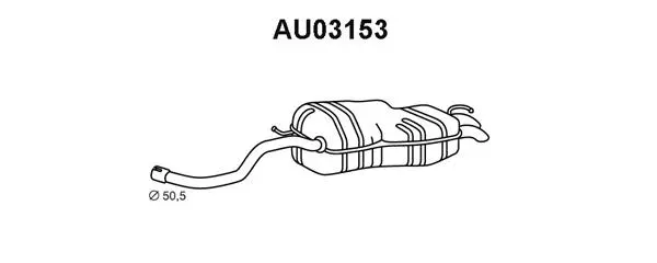 Rear Muffler (AU03153)