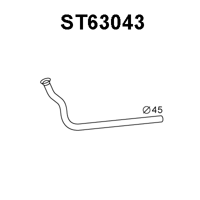 Exhaust Pipe (ST63043)