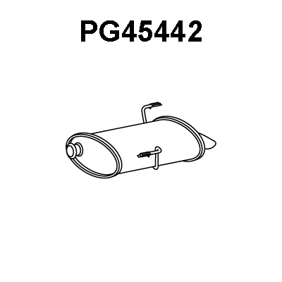 Rear Muffler (PG45442)