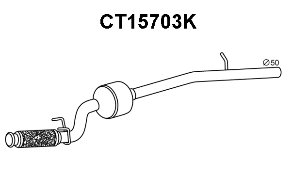 Catalytic Converter (CT15703K)
