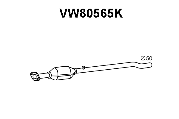Catalytic Converter (VW80565K)