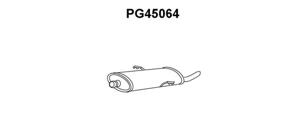 Rear Muffler (PG45064)