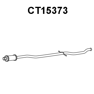Front Muffler (CT15373)