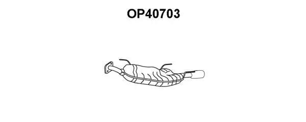 Rear Muffler (OP40703)
