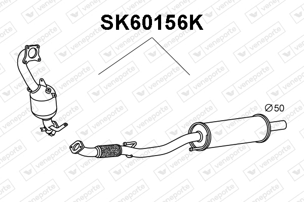 Catalytic Converter (SK60156K)
