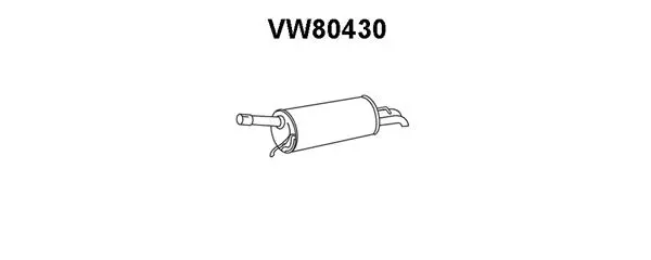 Rear Muffler (VW80430)