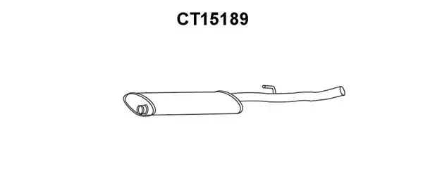 Front Muffler (CT15189)