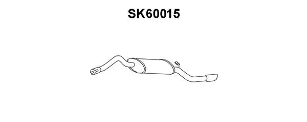 Rear Muffler (SK60015)