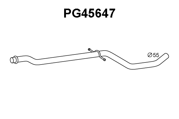 Exhaust Pipe (PG45647)