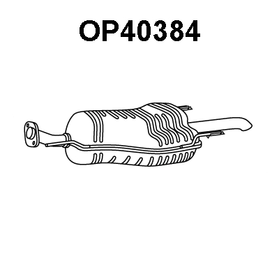 Rear Muffler (OP40384)