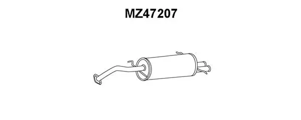 Rear Muffler (MZ47207)
