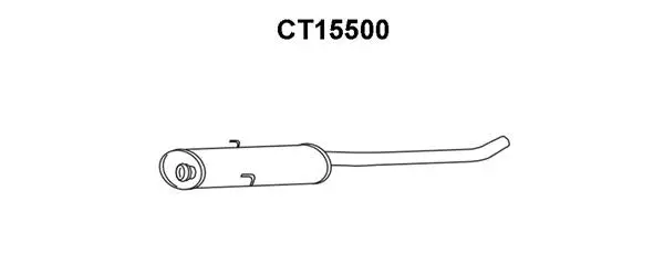Front Muffler (CT15500)