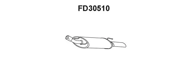 Rear Muffler (FD30510)