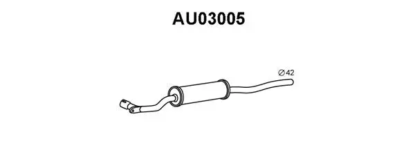 Front Muffler (AU03005)