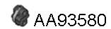 Rubber Strip, exhaust system (AA93580)
