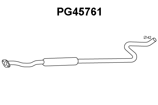 Front Muffler (PG45761)