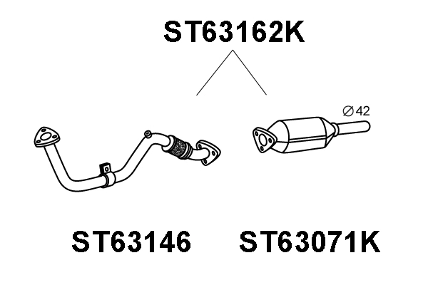 Catalytic Converter (ST63162K)