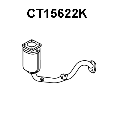 Catalytic Converter (CT15622K)