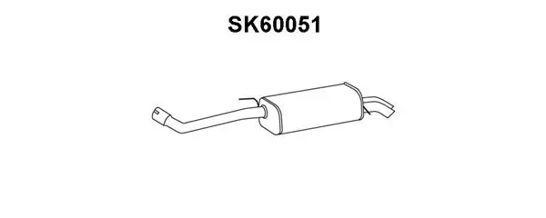 Rear Muffler (SK60051)