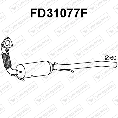 Soot/Particulate Filter, exhaust system (FD31077F)