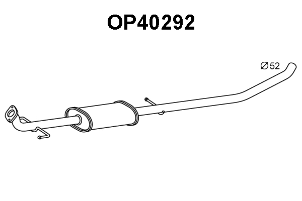 Front Muffler (OP40292)