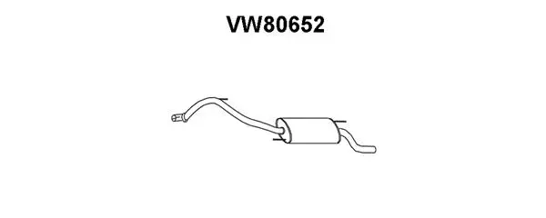 Rear Muffler (VW80652)