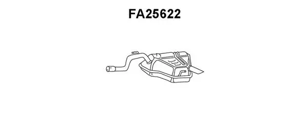 Rear Muffler (FA25622)