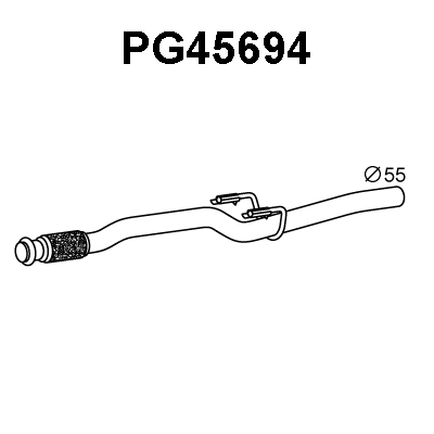 Exhaust Pipe (PG45694)