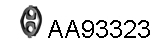 Rubber Strip, exhaust system (AA93323)