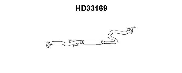 Rear Muffler (HD33169)