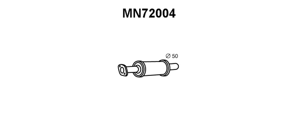 Front Muffler (MN72004)