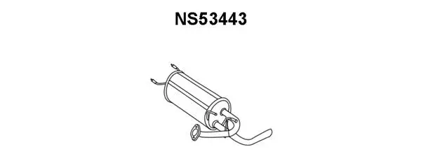 Rear Muffler (NS53443)