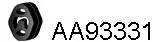 Rubber Strip, exhaust system (AA93331)