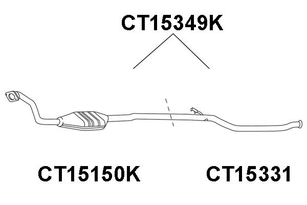Catalytic Converter (CT15349K)